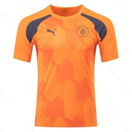 Pigūs Manchester City Pre Match Training Futbolo marškinėliai – Oranžinė